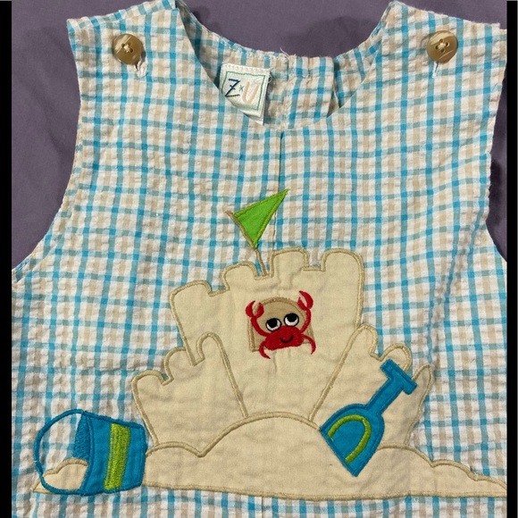 4 for $20   Z * U boys Romper with beach scene - Picture 3 of 4